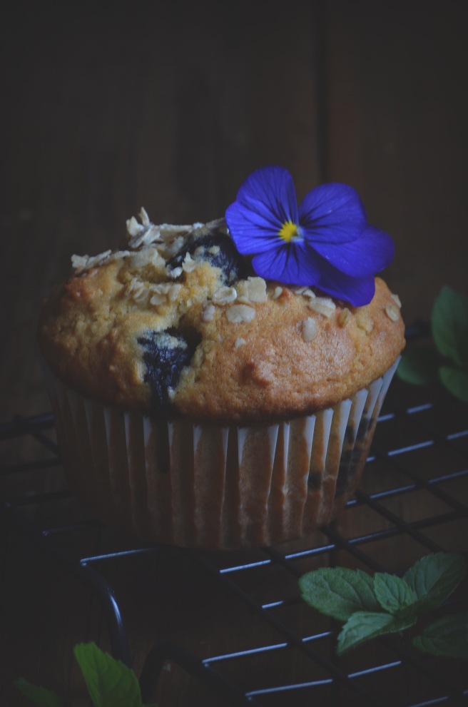 breakfast blueberry oatmeal muffins | conifères & feuillus