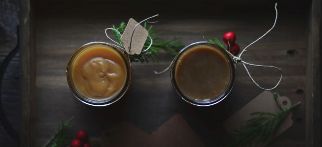 apple caramel sauce and & coffee caramel sauce | conifères & feuillus