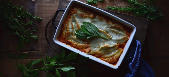 spinach and ricotta stuffed pasta shells | conifères & feuillus